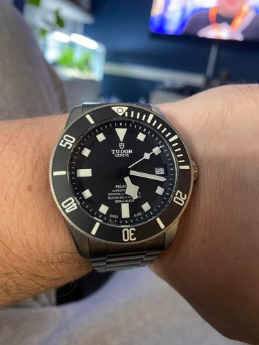 Pelagos XF 1:1 V5 Best Edition Black dial Black Bezel on Titanium Bracelet A2824 photo review