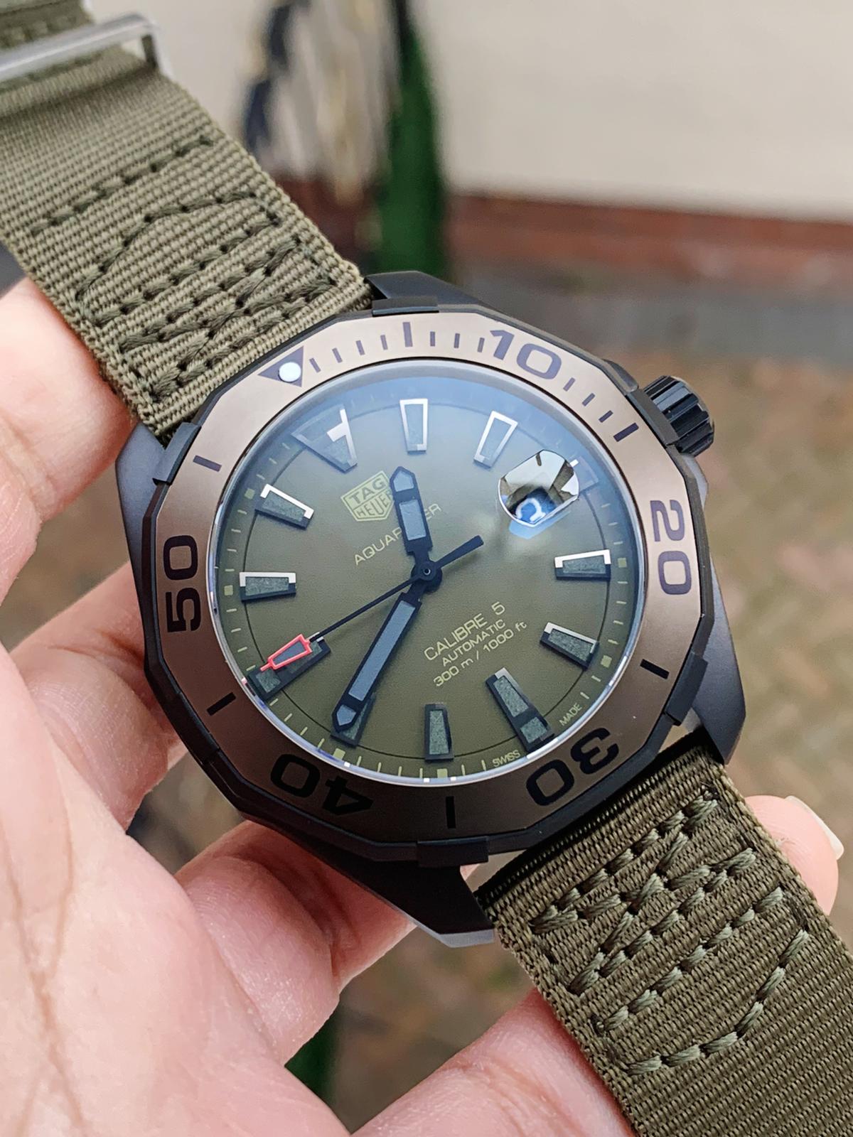 Tag heuer clearance aquaracer khaki