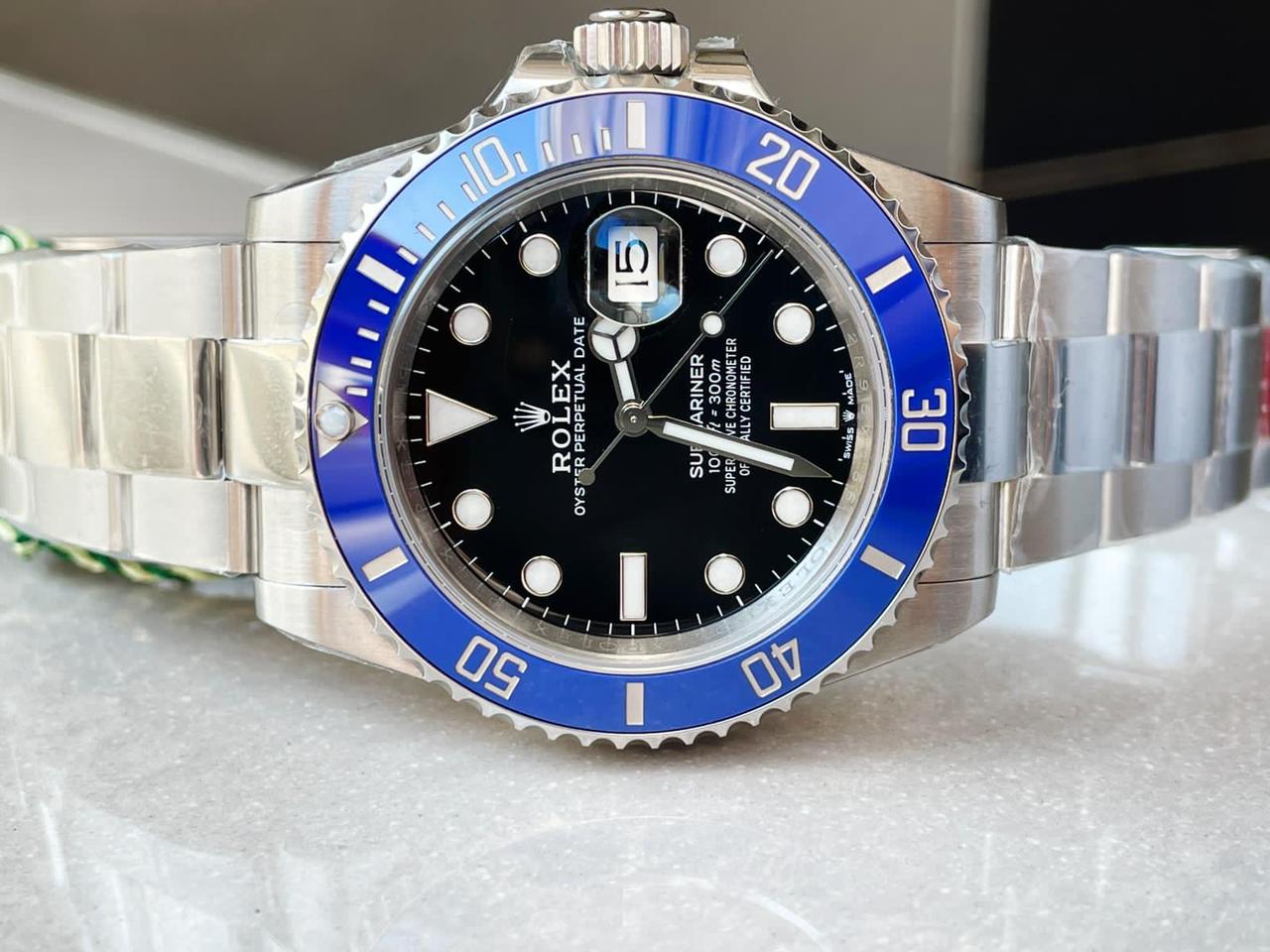 Submariner Cookie Monster 41mm 126619 LB Blue Ceramic 904L Steel VSF 1: ...