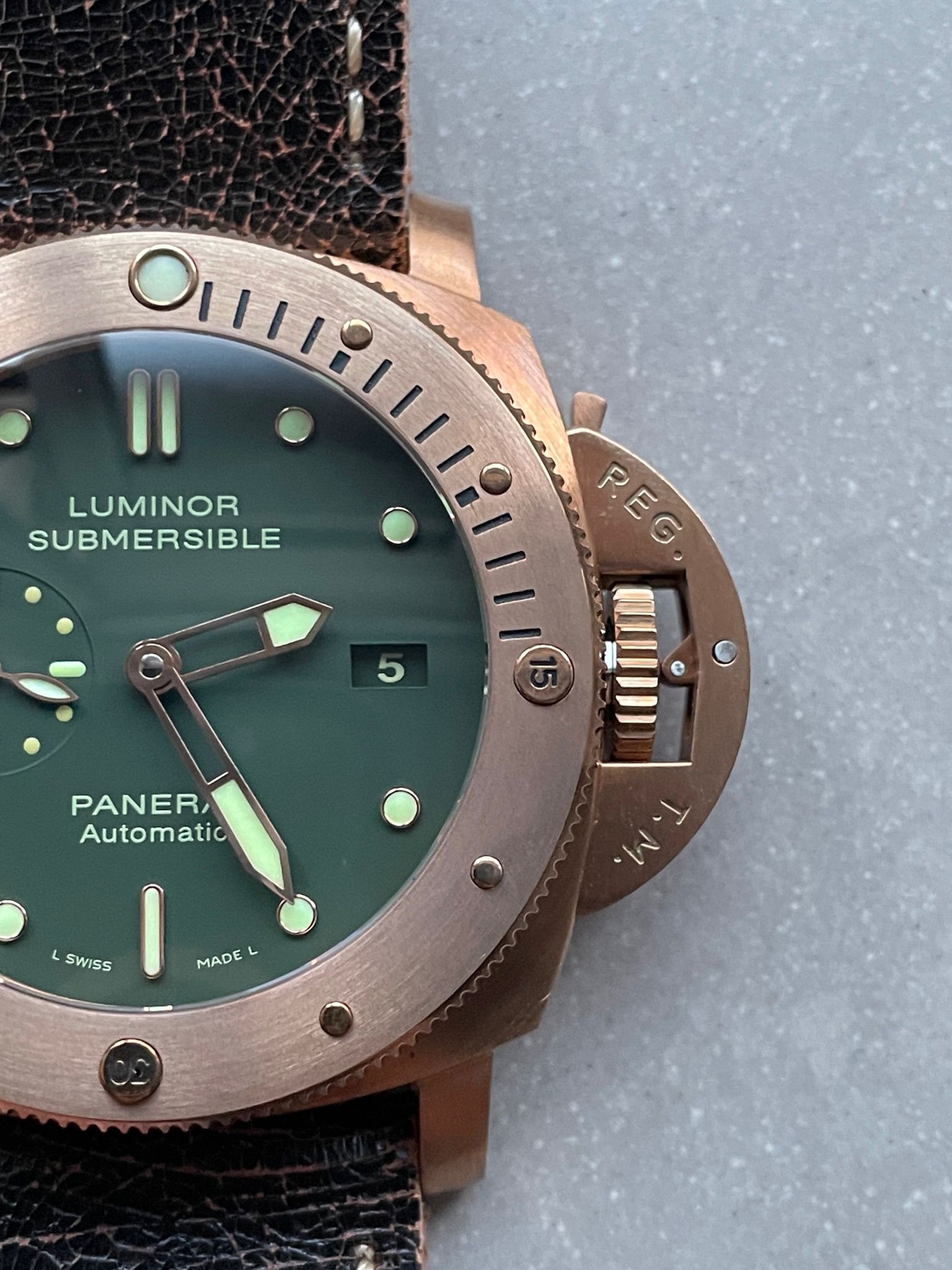 Pam 382 bronzo replica hot sale