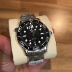 2018 Seamaster Diver 300M SS VSF 1:1 Best Edition Bezel BLACK Dial on SS Bracelet A2824 decorated to CAL.8800 photo review