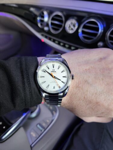 Aqua Terra 150M Master Chronometers VSF 1:1 Best Edition White Dial on SS Bracelet A8900 photo review