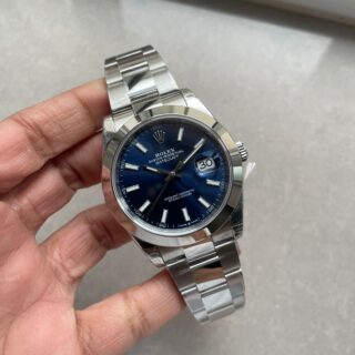 DateJust 41 126300 904L SS VSF 1 1 Best Edition Blue Dial on Oyster Bracelet VS3235 Wow Watches