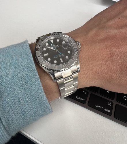Yacht-Master 126622 904L Steel Clean F 1:1 Best Edition Rhodium Dial on SS Bracelet VR3235 photo review