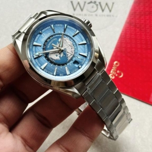 Seamaster Aqua Terra Worldtimer VSF 1:1 Best Edition Summer Blue Dial on SS Bracelet A8938