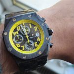 Royal Oak Offshore Bumble Bee APF Best Edition on Black Rubber Strap A3126 photo review