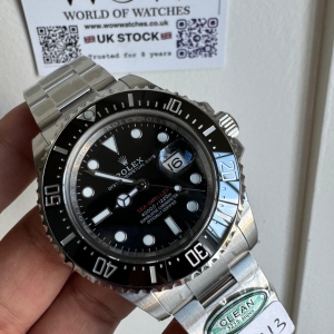 Sea-Dweller 126600 Clean 1:1 Best Edition Black Dial On 904L SS Case and Bracelet VR3235