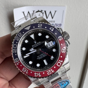 GMT-Master II 126710 BLRO Blue/Red PEPSI Ceramic Clean Factory Best Edition on Oyster Bracelet DD3285 CHS GMT Master