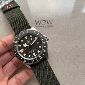 Pelagos M2542G247NU-0002 Ti M+F 1:1 V4 Best Edition Black dial Black Ceramic Bezel on Nylon Strap Miyota A2836