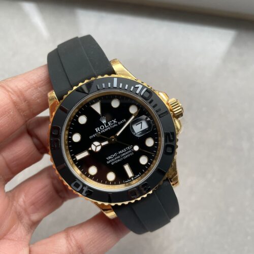 Yacht-Master 42mm 226658 VSF 1:1 Best Edition 3D Black Ceramic Bezel on Black Rubber Strap VS3235