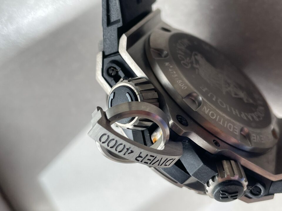 King Power Diver Oceanographic 48 mm titanium case black gummy strap 8215 mayota movement - Image 6