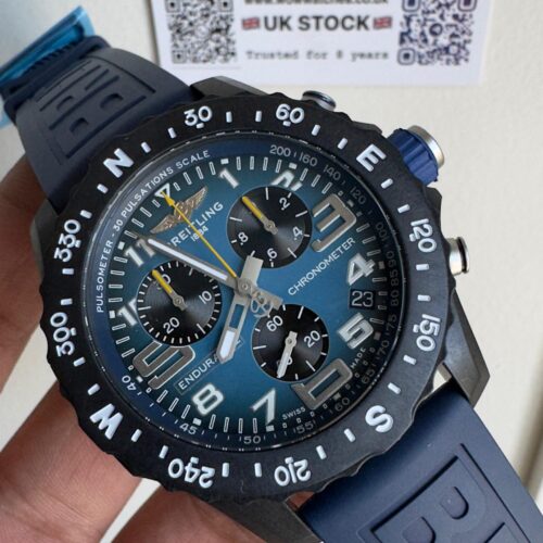 Endurance pro OGF 44mm Blue dial Dark Blue Rubber Strap quartz movement
