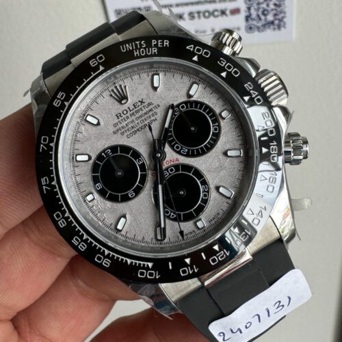Daytona 116519 QF 1:1 Best Edition Meteorite Dial on Oysterflex Strap SH4130 V3 (Gain Weight)