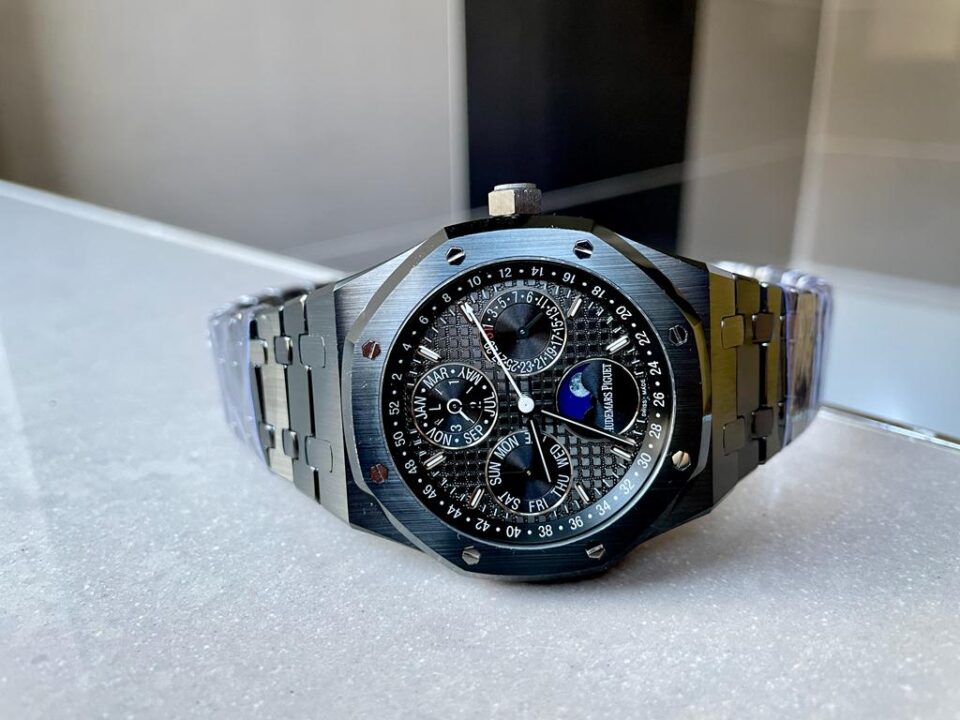 AP Royal Oak moonface Perpetual Calendar 26579cb Black Ceramic APSF Best A5134 - Image 6