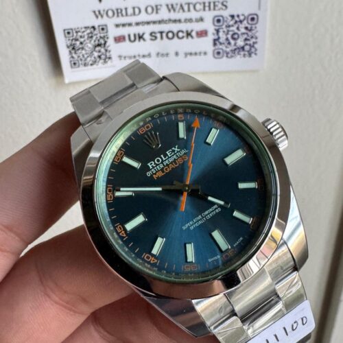 Milgauss 116400GV VSF 1:1 Best Edition 904L Steel Blue Dial on SS Bracelet VS3131