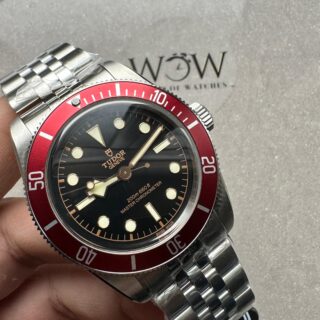 Heritage Black Bay M7941A1A0RU-0003 41mm SS ZF 1:1 Best Edition Black Dial Red Bezel on SS Bracelet A2824
