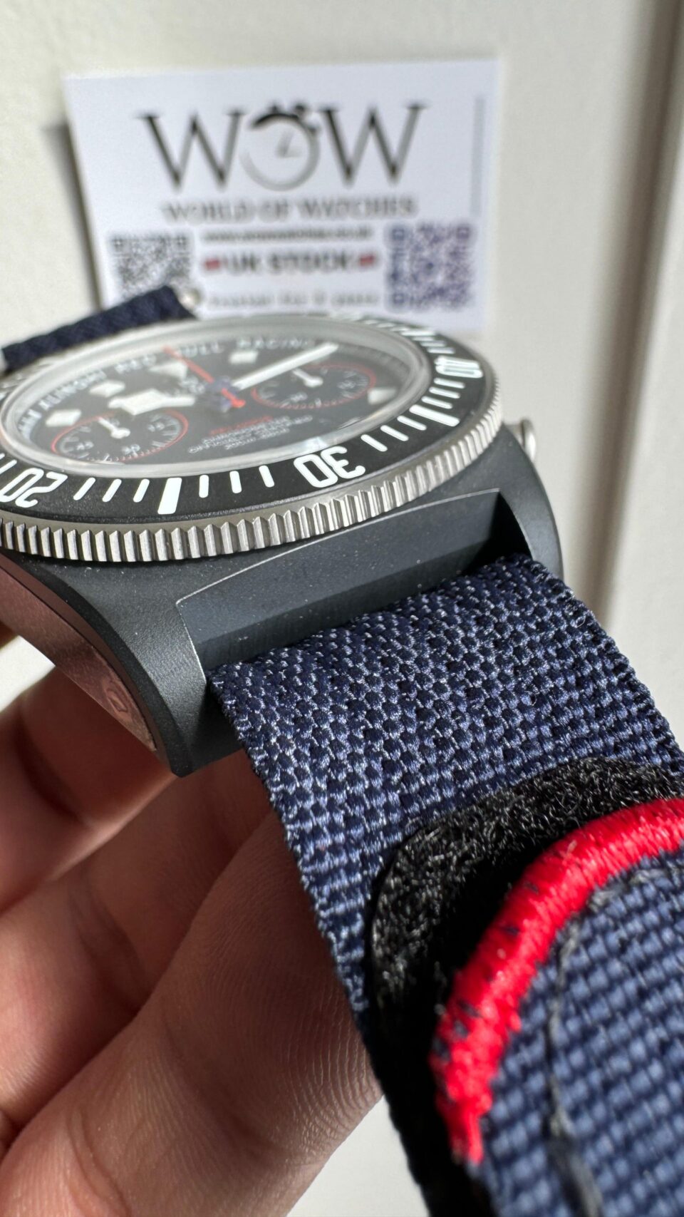 Pelagos M25807KN-0001 Carbon M+F 1:1 V4 Best Edition Blue dial Blue Ceramic Bezel on Nylon Strap A7750 - Image 11