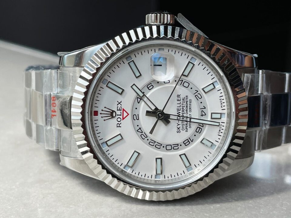 Sky-Dweller 326934 SS Noob 1:1 Best Edition White Dial on SS Bracelet A23J - Image 3
