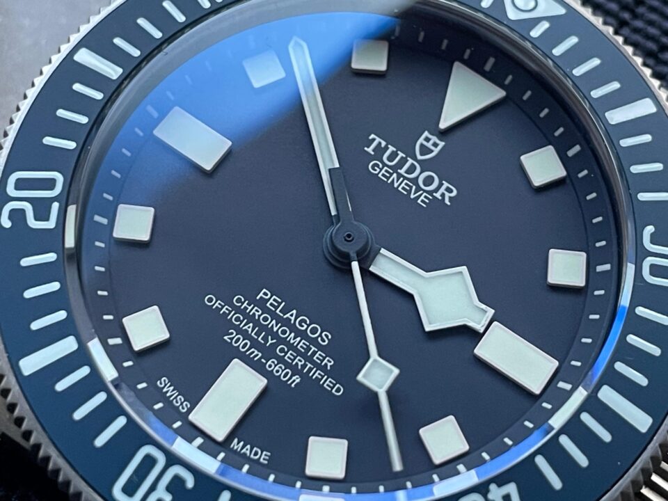 Pelagos M25707B/23-0001 Ti M+F FXD 1:1 V4 Best Edition Blue dial Blue Ceramic Bezel on Nylon Strap Miyato 8N-24 - Image 9