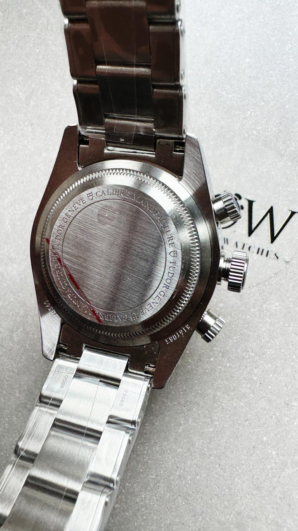 black bay 41mm Pink dial SS strap TWF A7750 - Image 9