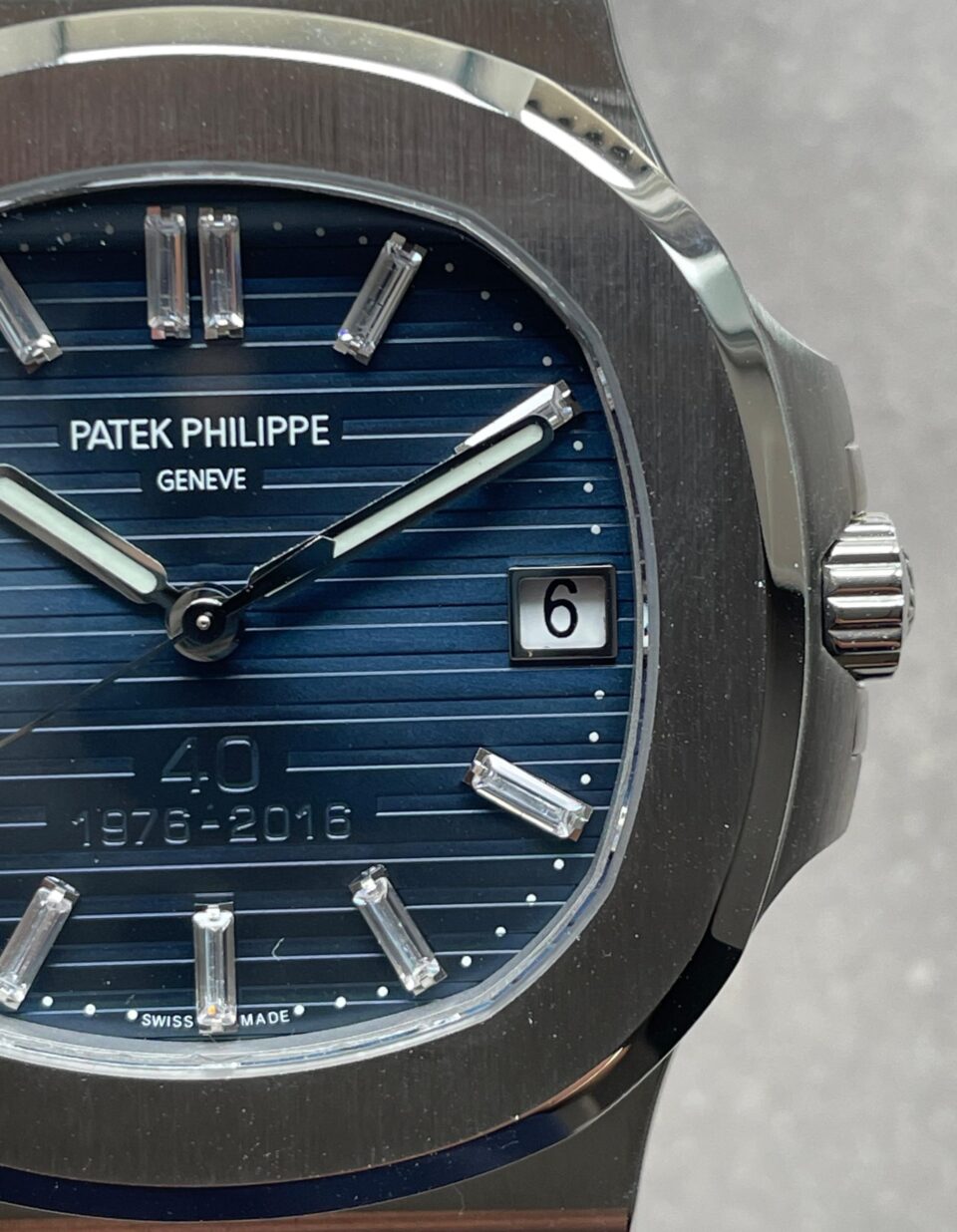 Nautilus 5711 40th Anniversary SS PPF 1:1 Best Edition Blue Dial on SS Bracelet A330 - Image 4