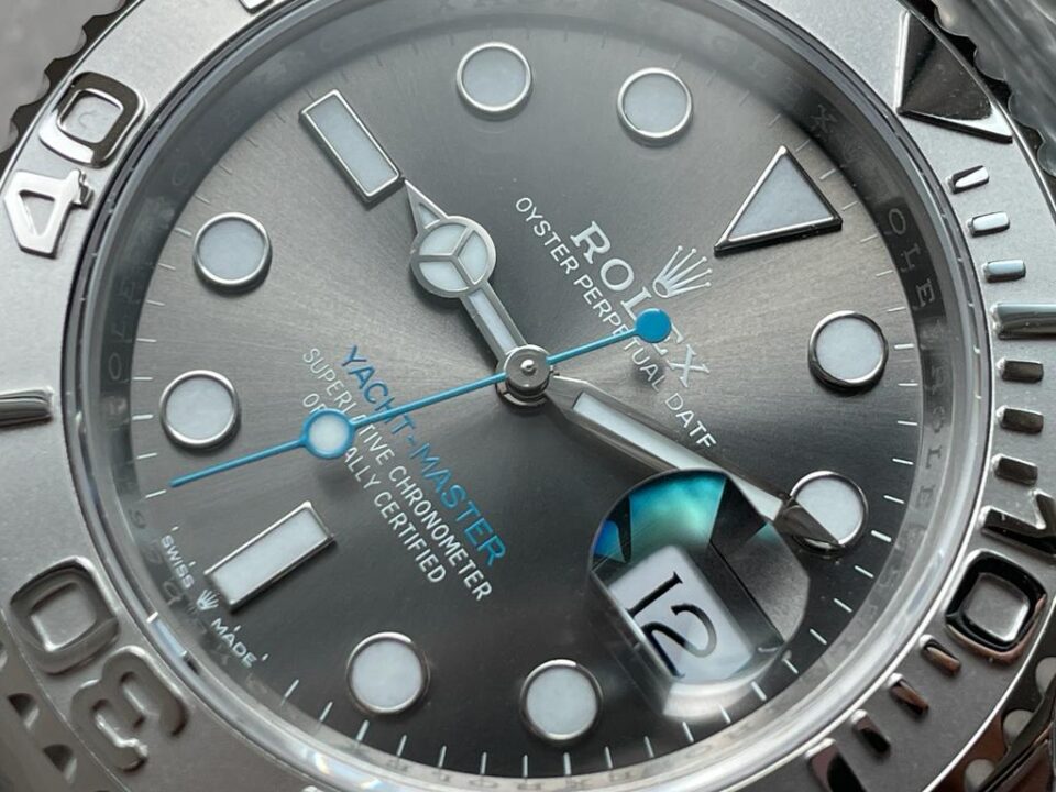 Yacht-Master 40mm 126622 904L SS Grey Dial Dots on SS Bracelet VSF VS3135 - Image 9
