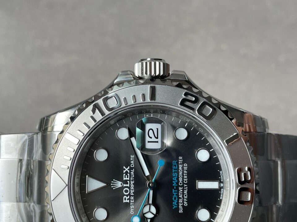 Yacht-Master 40mm 126622 904L SS Grey Dial Dots on SS Bracelet VSF VS3135 - Image 8