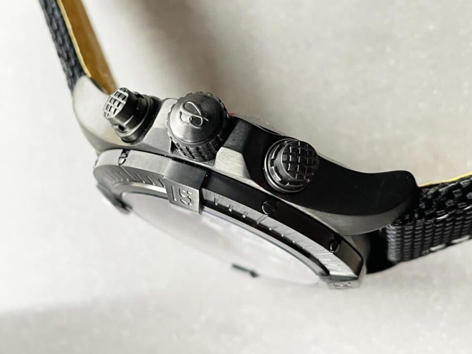 Avenger Bandit DLC GF 1:1 Best Edition Black Dial on Black Nylon Strap A7750 - Image 9