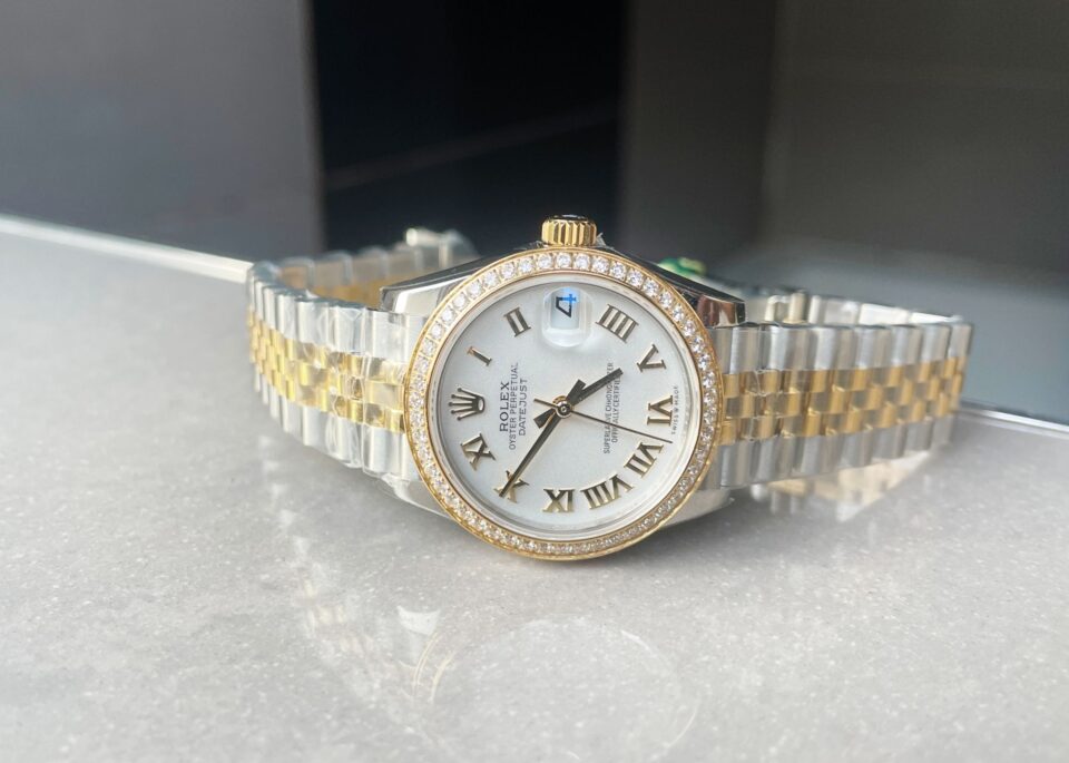 Datejust 31mm 278273 YG/SS White Dial Diamond Bezel on YG/SS Jubilee Bracelet - Image 9