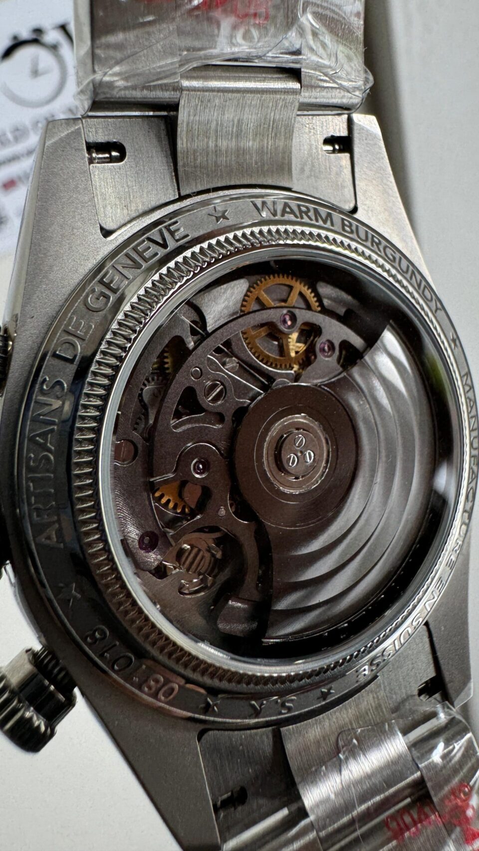 Daytona SS ADGF Best Edition Burgundy / Purple Dial on SS Bracelet SA4130 - Image 9