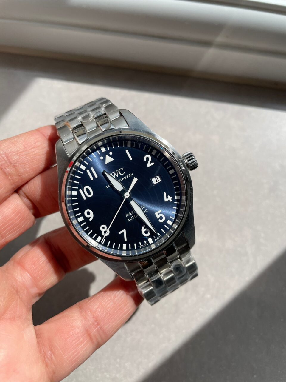 Mark XVIII MKSF 1:1 Best Edition Blue Dial on SS Bracelet Swiss ETA2892