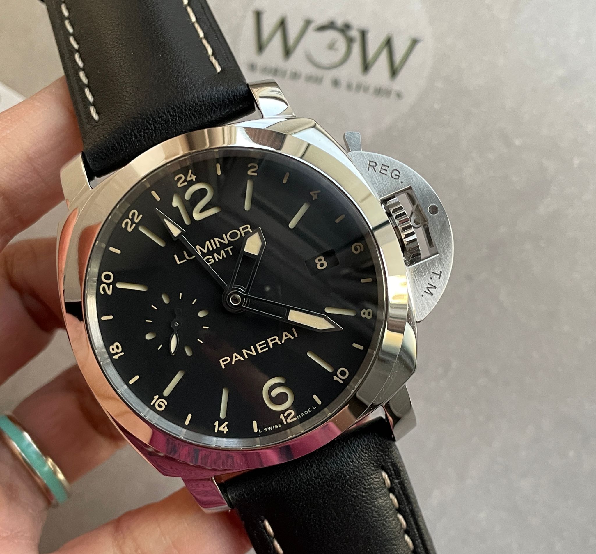 PAM531 Q VSF 1:1 BEST EDITION ON BLACK LEATHER STRAP P.9003 SCG MOVEMENT V2