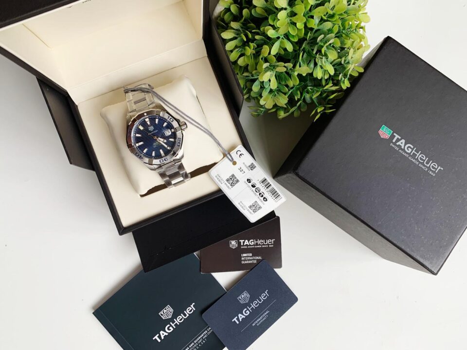 Aquaracer Calibre 5 SS 41mm OGF 1:1 Best Edition steel Bezel Blue Dial on SS Bracelet SW200 - Image 6