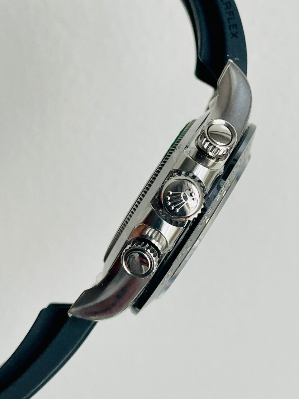 Daytona Grey Silver BTF 1:1 Best Edition 904L Steel Silver/Black Dial on Oysterflex Strap A4130 - Image 12