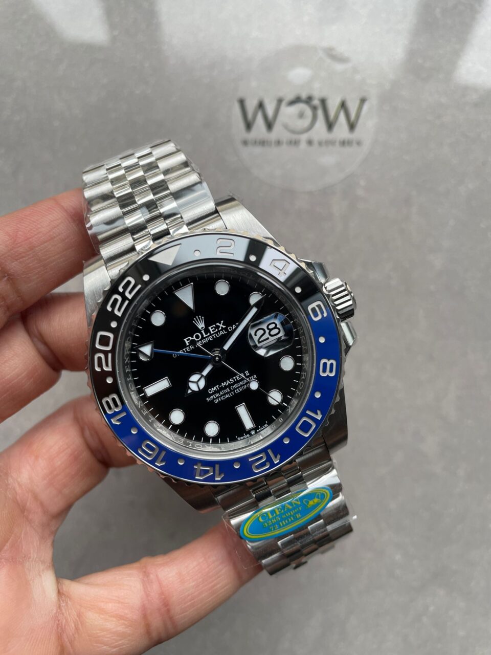 Clean GMT-Master II 126710 BLNR Blue/Black BATGIRL Ceramic Clean Factory Best Edition on Jubilee Bracelet DD3285 CHS - Image 3