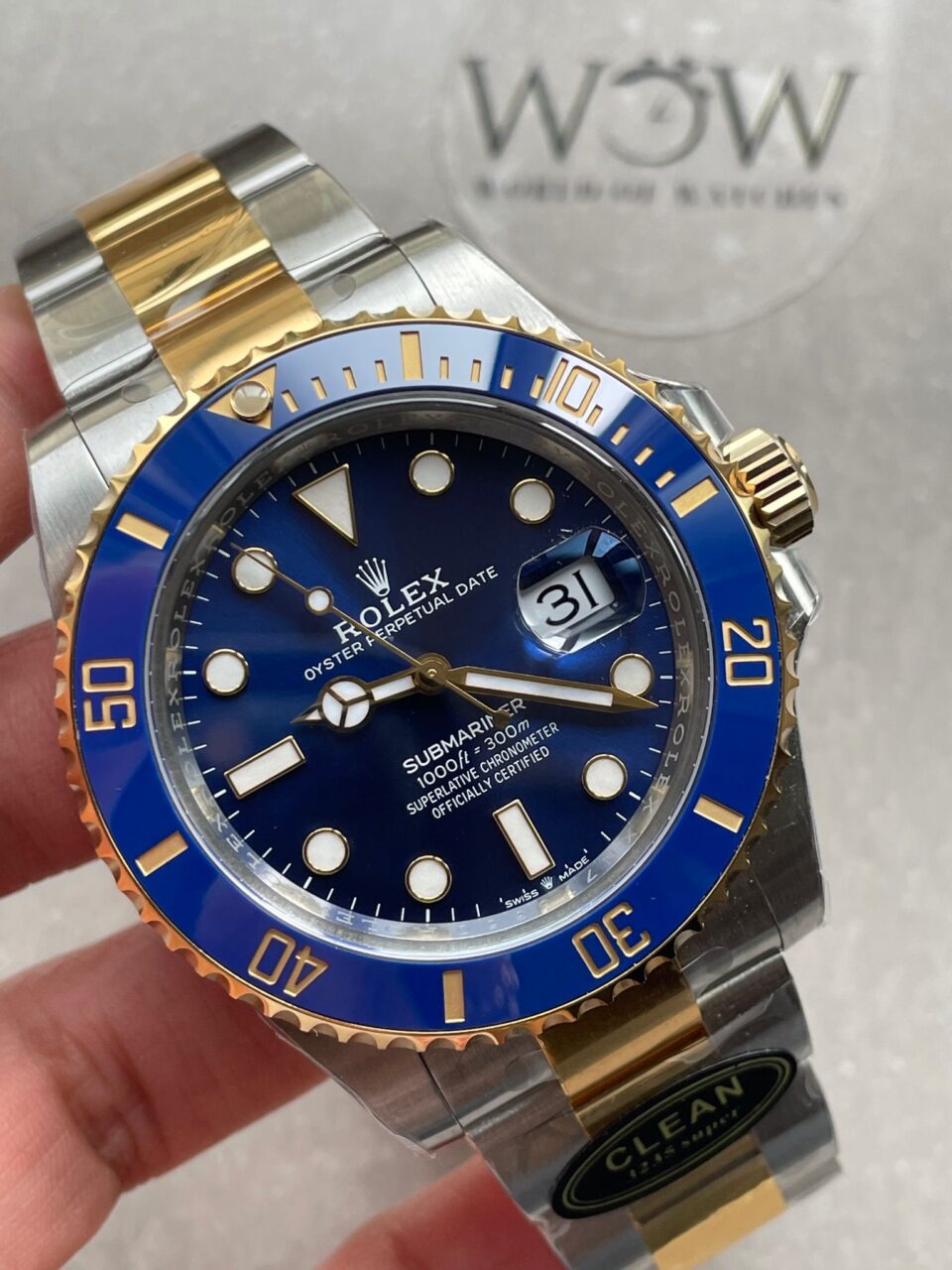 Submariner 126613LB Bluesy 904L YG/SS Blue Dial on YG/SS Bracelet CLEAN VR3235 - Image 2