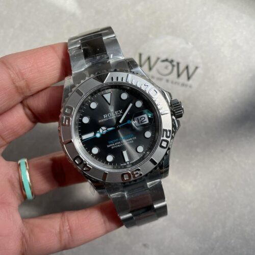 Yacht-Master 40mm 126622 904L SS Grey Dial Dots on SS Bracelet VSF VS3135