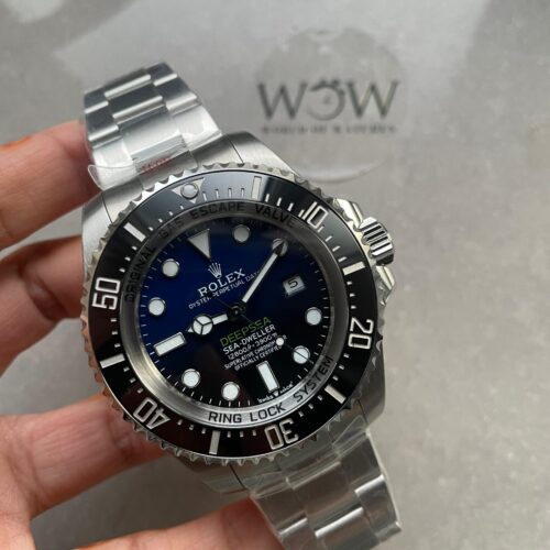 Sea-Dweller Deepsea 136660 904L SS Blue Dial on SS Bracelet V9F VR3235