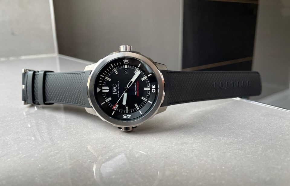 Aquatimer 2000m SS IW3290 V6SF 1:1 Best Edition Black Dial on rubber Bracelet A2892 - Image 3