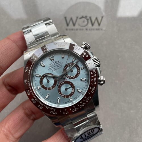 Daytona 116506 50th Anniversary Clean 1:1 Best Edition Ice Blue Dial Lume Markers on SS Bracelet SA4130 V2
