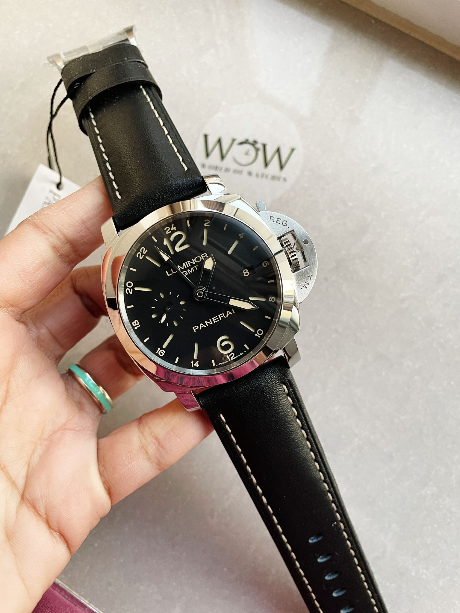 PAM531 Q VSF 1:1 BEST EDITION ON BLACK LEATHER STRAP P.9003 SCG MOVEMENT V2 - Image 2