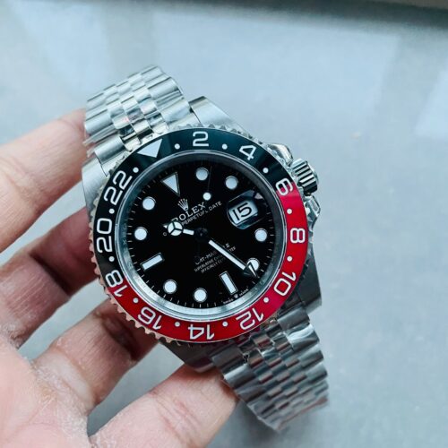 GMT Master II 16710 GMF V5 COLA 904L SS 1:1 RED BLACK Bezel Best Edition on Jubilee Bracelet