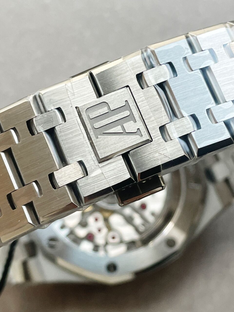 Royal Oak 41mm 15510 "50th Anniversary" SS ZF 1:1 Best Edition Green Textured Dial on SS Bracelet A4302 - Image 15