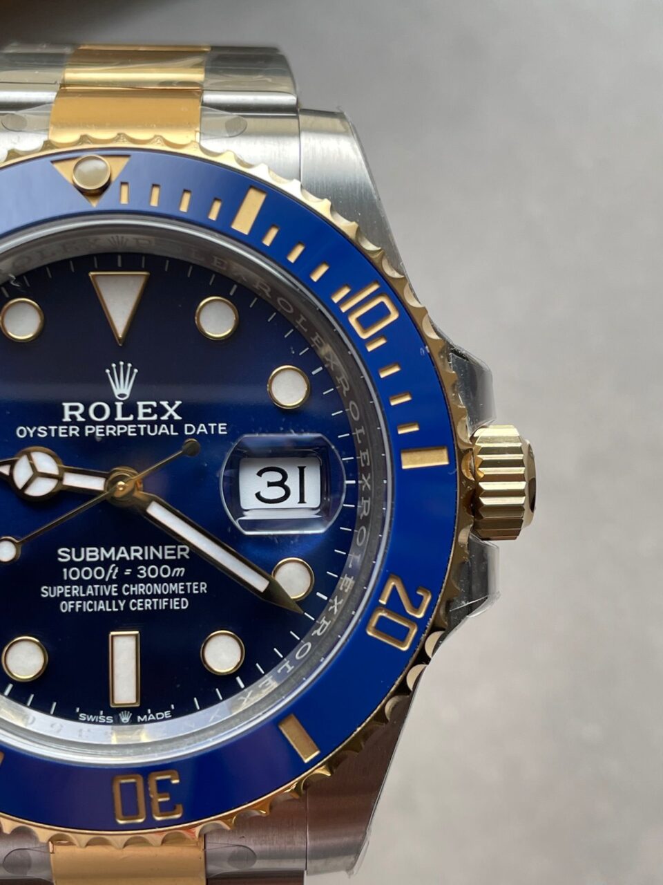 Submariner 126613LB Bluesy 904L YG/SS Blue Dial on YG/SS Bracelet CLEAN VR3235 - Image 6