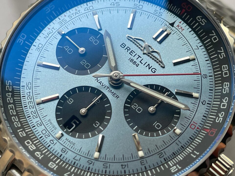 Navitimer 01 1:1 SS Blue Dial on Steel Strap A7750 BLS Factory - Image 5