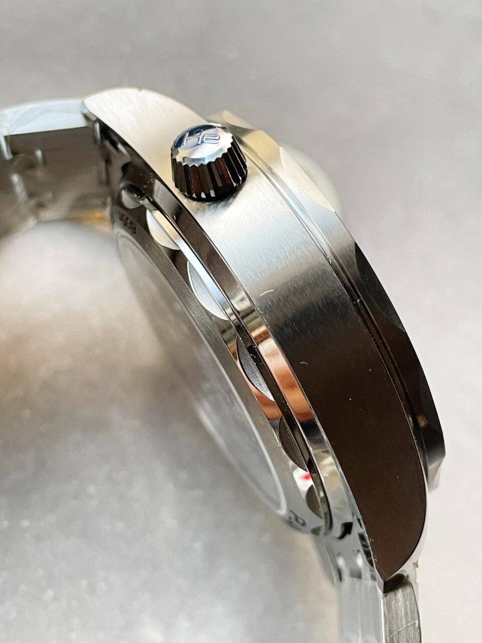 Seamaster 300M Chrono SS OMF 1:1 Best Edition Grey Dial on SS Bracelet A9900 - Image 10