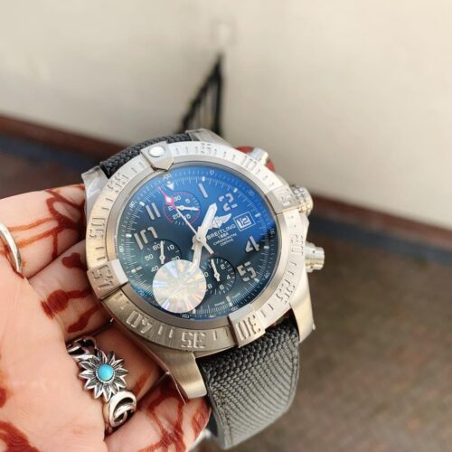 Avenger Bandit Titanium GF 1:1 Best Edition Gray Dial on Gray Nylon Strap A7750