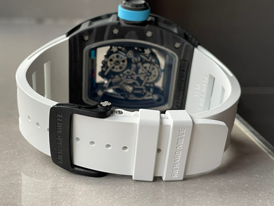 RM055 Real NTPT KVF 1:1 Best Edition Skeleton Dial on White Rubber Strap SEIKO Movement - Image 11