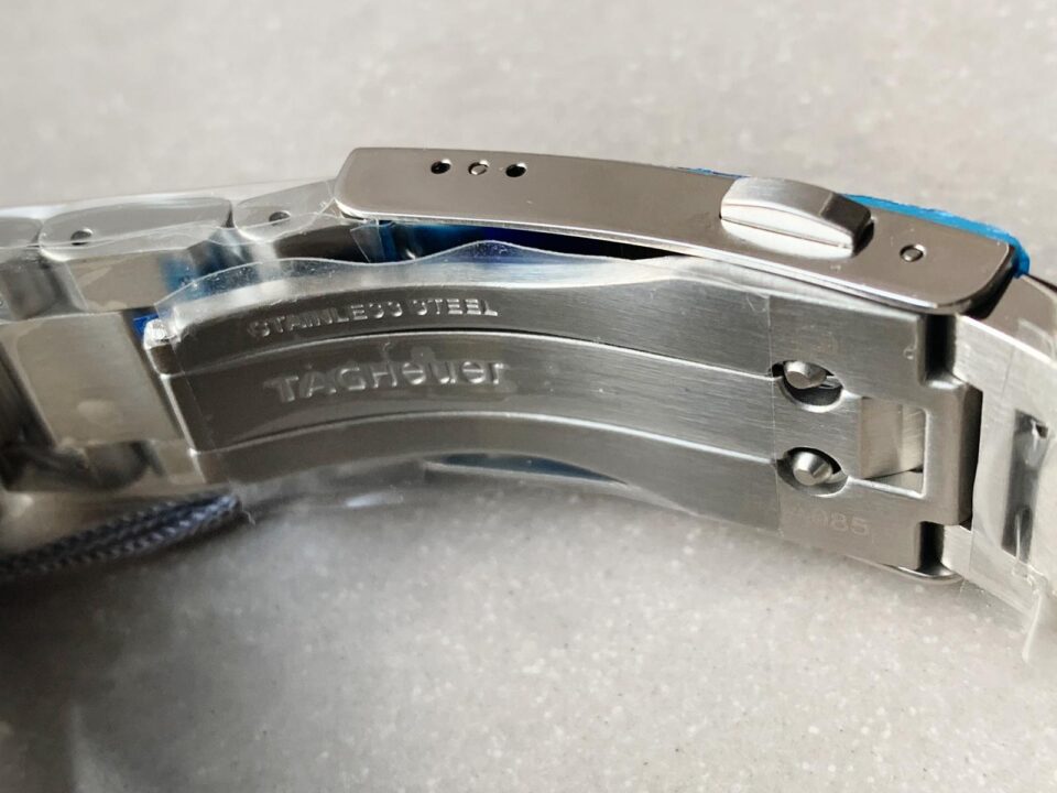 Aquaracer Calibre 5 SS 41mm OGF 1:1 Best Edition steel Bezel Blue Dial on SS Bracelet SW200 - Image 11