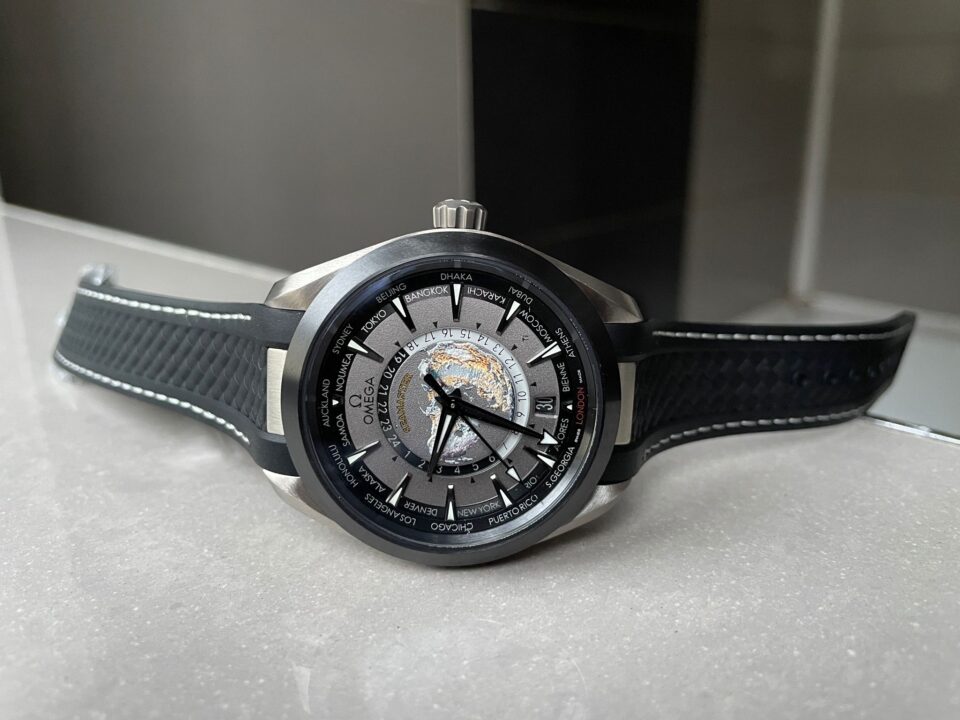 Aqua Terra 150M 43mm 24 Ti VSF 1:1 Best Edition Gray Dial on Black Rubber Strap A8938 - Image 5